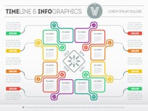 Molde da Web para o diagrama ou a apresentação do círculo Concep do negócio ilustração stock Molde da Web para o diagrama ou a apresentação do círculo Concep do negócio ilustração stock