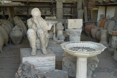 Molde do corpo de Pompeii imagens de stock royalty free Molde do corpo de Pompeii imagens de stock royalty free