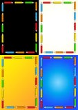 Molde do negócio do frame dos pastéis ilustração royalty free Molde do negócio do frame dos pastéis ilustração royalty free