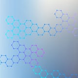 Molecola e comunicazione della struttura DNA, atomo, neuroni Concetto scientifico per la vostra progettazione Linee collegate con illustrazione vettoriale Molecola e comunicazione della struttura DNA, atomo, neuroni Concetto scientifico per la vostra progettazione Linee collegate con illustrazione vettoriale