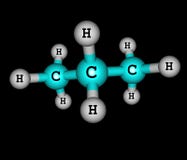 Propane Molecule Stock Image - Image: 14085191