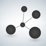 Molecule icon or circles for infographics. Vector illustration isolated on modern background. vector illustration Molecule icon or circles for infographics. Vector illustration isolated on modern background. vector illustration