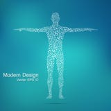 Molécule de structure de l'homme ADN de corps humain de modèle abstrait Médecine, la science et technologie Molécule de structure de l'homme ADN de corps humain de modèle abstrait Médecine, la science et technologie