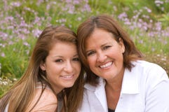 Mom And Daughter Royalty Free Stock Photo Mom And Daughter Royalty Free Stock Photo