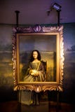 Mona Lisa in Museum Madame Tussauds Wax in Amsterdam, die Niederlande stockbild Mona Lisa in Museum Madame Tussauds Wax in Amsterdam, die Niederlande stockbild