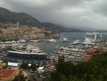 Monaco Harbour royalty free stock photo Monaco Harbour royalty free stock photo