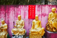 Monastère de buddhas de dix-millièmes Photo stock Monastère de buddhas de dix-millièmes Photo stock