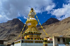 Monastério de Tabo em Himachal Pradesh, Índia fotografia de stock Monastério de Tabo em Himachal Pradesh, Índia fotografia de stock