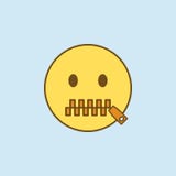 mond om 2 rassenbarrièrepictogram te sluiten Eenvoudige gele en bruine elementenillustratie mond om het symboolontwerp van het co stock illustratie mond om 2 rassenbarrièrepictogram te sluiten Eenvoudige gele en bruine elementenillustratie mond om het symboolontwerp van het co stock illustratie