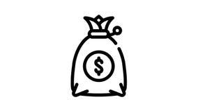 Money Bag Black Icon Animation Stock Video - Video of cash, shopping: 213209525 Money Bag Black Icon Animation Stock Video - Video of cash, shopping: 213209525