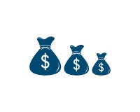 Money bag icon illustration vector illustration Money bag icon illustration vector illustration