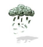 Money could with falling dollars royalty free stock photos Money could with falling dollars royalty free stock photos