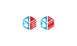 Money film building geometric logo icon vector vector illustration Money film building geometric logo icon vector vector illustration