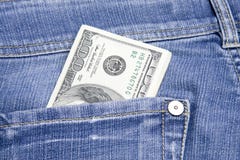 Money In The Pocket Royalty Free Stock Images