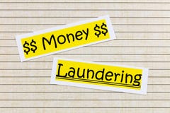 Money laundering crime fraud investigation illegal finance currency wealth