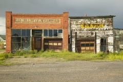 Monida, uma cidade abandonada na beira de Montana e Idaho perto de Monida passam, 16 de um estado a outro fotos de stock Monida, uma cidade abandonada na beira de Montana e Idaho perto de Monida passam, 16 de um estado a outro fotos de stock