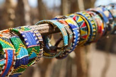 Monili tradizionali del Masai immagini stock libere da diritti Monili tradizionali del Masai immagini stock libere da diritti