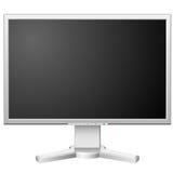 Monitor blanco del LCD stock de ilustración Monitor blanco del LCD stock de ilustración