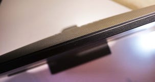 Monitor do LCD IPS para o computador doméstico, o desktop com um computador pessoal e um monitor com uma grande diagonal fotos de stock Monitor do LCD IPS para o computador doméstico, o desktop com um computador pessoal e um monitor com uma grande diagonal fotos de stock