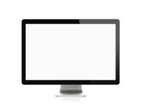 Monitor vazio do computador com trajeto de grampeamento fotografia de stock royalty free Monitor vazio do computador com trajeto de grampeamento fotografia de stock royalty free