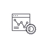 Monitorowanie dynamiki ikony liniowy pojęcie Monitorowanie dynamika wektoru kreskowy znak, symbol, ilustracja ilustracja wektor Monitorowanie dynamiki ikony liniowy pojęcie Monitorowanie dynamika wektoru kreskowy znak, symbol, ilustracja ilustracja wektor