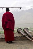 Monk At Thiksey Monastery Stock Images