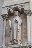 Monk Statue From Notre Dame De Paris Stock Photos