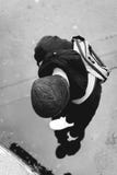 Monochrome Photography of a Person Wearing Beanie Royalty Free Stock Images Monochrome Photography of a Person Wearing Beanie Royalty Free Stock Images