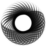 Monochrome мотив изолированный на белизне Абстрактный круговой элемент Стоковое Изображение RF Monochrome мотив изолированный на белизне Абстрактный круговой элемент Стоковое Изображение RF
