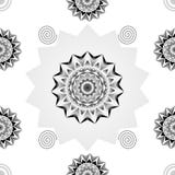 Monochrome повторил черный & белый дизайн вектора иллюстрация вектора Monochrome повторил черный & белый дизайн вектора иллюстрация вектора