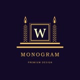 Monograma projekta elementy, pełen wdzięku szablon Kaligraficzny elegancki kreskowej sztuki loga projekt list w Biznesu znak dla Obraz Stock Monograma projekta elementy, pełen wdzięku szablon Kaligraficzny elegancki kreskowej sztuki loga projekt list w Biznesu znak dla Obraz Stock