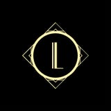 Monogramma di Art Deco Modern royalty illustrazione gratis Monogramma di Art Deco Modern royalty illustrazione gratis