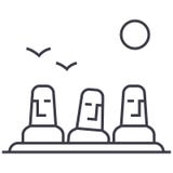 Monolith,megalith vector line icon, sign, illustration on background, editable strokes vector illustration Monolith,megalith vector line icon, sign, illustration on background, editable strokes vector illustration