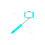 Monopad selfie stick icon or illustration in outline style royalty free illustration Monopad selfie stick icon or illustration in outline style royalty free illustration