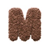 Monsterbuchstabe M - Haupt-Guss 3d Halloween - Grausigkeits-, Yeti- oder sasquatchkonzept vektor abbildung Monsterbuchstabe M - Haupt-Guss 3d Halloween - Grausigkeits-, Yeti- oder sasquatchkonzept vektor abbildung