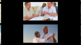 Montage av högt folk lager videofilmer Montage av högt folk lager videofilmer