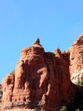 Montagne rouge de roche près de Sedona, Arizona Photographie stock libre de droits Montagne rouge de roche près de Sedona, Arizona Photographie stock libre de droits