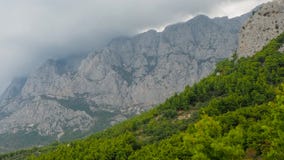 Montanhas em Markarska, Croácia de Biokovo imagem de stock Montanhas em Markarska, Croácia de Biokovo imagem de stock
