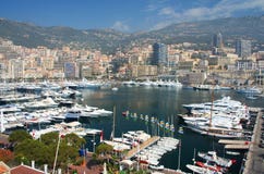 Monte Carlo in Monaco royalty-vrije stock afbeelding Monte Carlo in Monaco royalty-vrije stock afbeelding