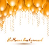 Monte en ballon le fond illustration stock Monte en ballon le fond illustration stock