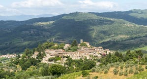 Montefioralle (chianti, Toscane) photos libres de droits Montefioralle (chianti, Toscane) photos libres de droits