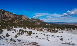 Montes de Rocky Mountain em Colorado fotografia de stock royalty free Montes de Rocky Mountain em Colorado fotografia de stock royalty free
