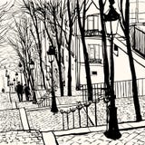 Montmartre París libre illustration Montmartre París libre illustration