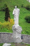 Monument aan de Apostel Andrew eerste-Geroepen in Kiev stock foto Monument aan de Apostel Andrew eerste-Geroepen in Kiev stock foto