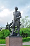 Monument aan Peter The Great in Veliky Novgorod, Rusland stock fotografie Monument aan Peter The Great in Veliky Novgorod, Rusland stock fotografie