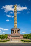 Monument de Berlin Victory Column en parc de Tiergarten, Berlin, images stock Monument de Berlin Victory Column en parc de Tiergarten, Berlin, images stock