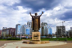 Monument de Minsk Frantsisk Skorina images libres de droits Monument de Minsk Frantsisk Skorina images libres de droits