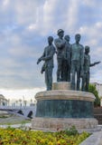 Monument der Schiffer von Salonica in Skopje lizenzfreie stockfotografie Monument der Schiffer von Salonica in Skopje lizenzfreie stockfotografie