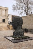 Monument to Aliaga Vahidu - Azerbaijani poet, Honored Artist of Azerbaijan SSR. It is installed on the territory of the old city i Stock Image Monument to Aliaga Vahidu - Azerbaijani poet, Honored Artist of Azerbaijan SSR. It is installed on the territory of the old city i Stock Image