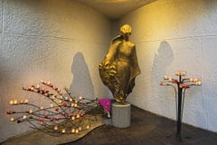 Monument to Joan of Arc. stock image Monument to Joan of Arc. stock image